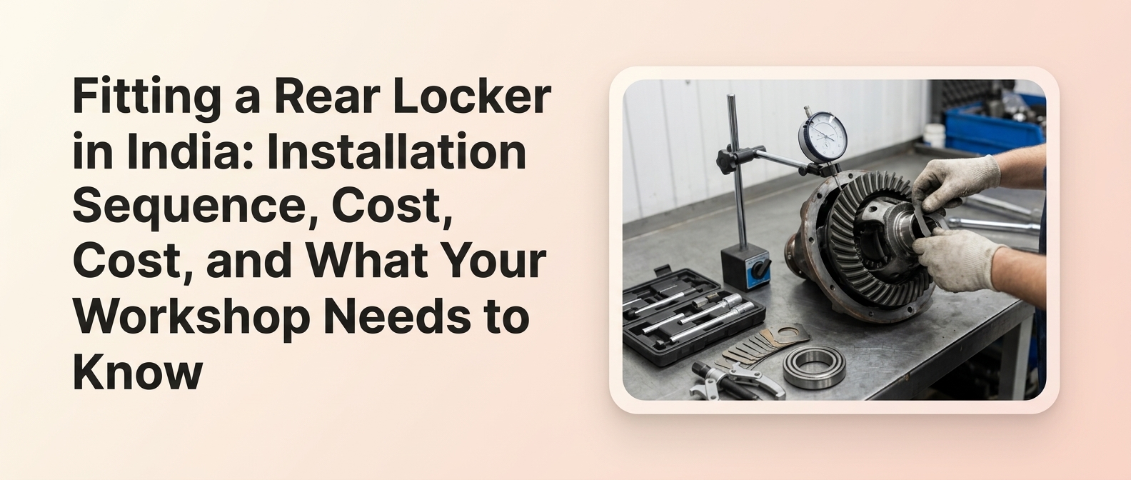Fitting a Rear Locker in India: Installation Sequence, Cost, and What Your Workshop Needs to Know