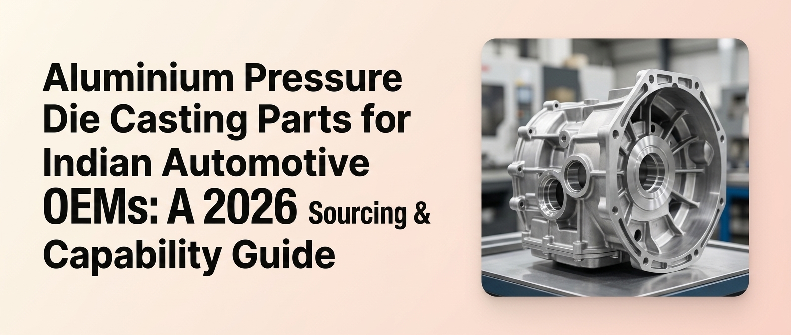Aluminium Pressure Die Casting Parts for Indian Automotive OEMs: A 2026 Sourcing & Capability Guide
